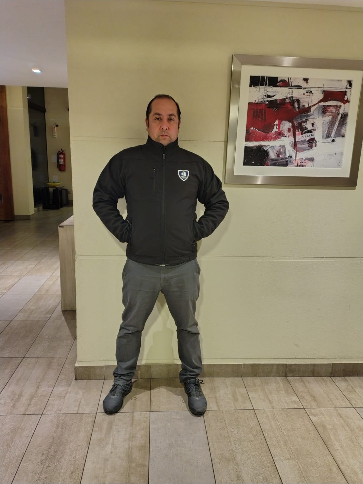 Guardia de seguridad Torre Security en turno