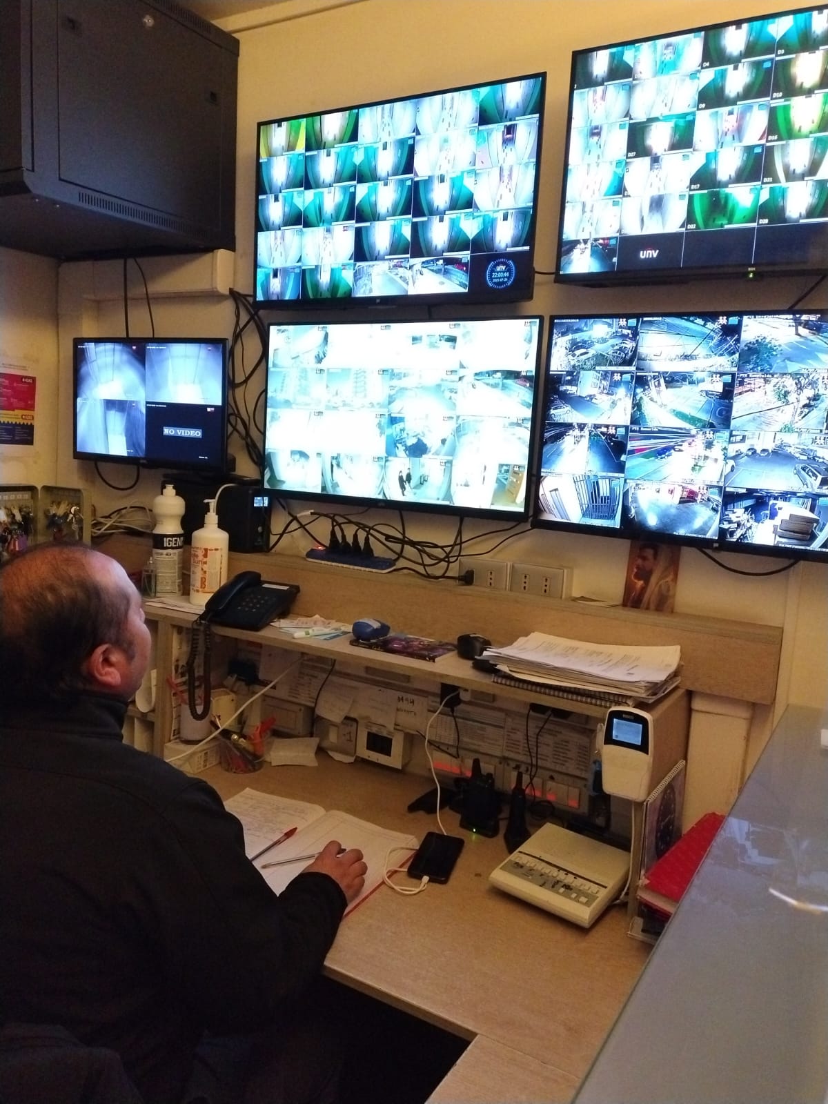Central de monitoreo CCTV